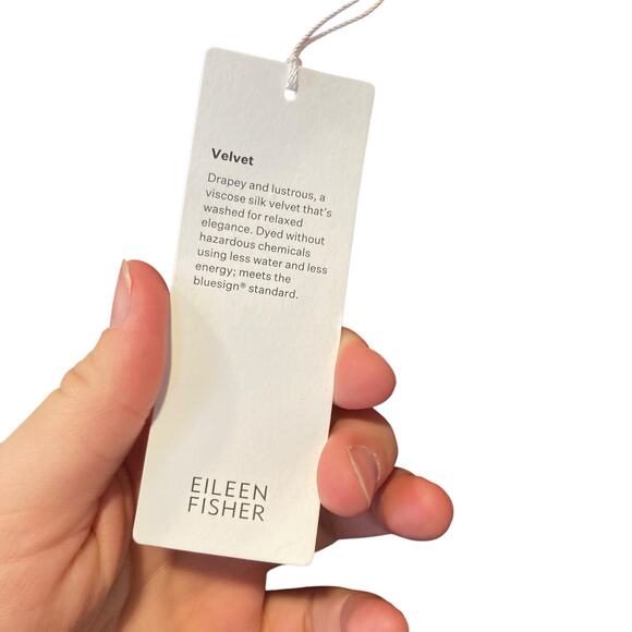 NWT Eileen Fisher The System Ruby Red Silk Velvet Knee Length Dress Size Large - Picture 7 of 16